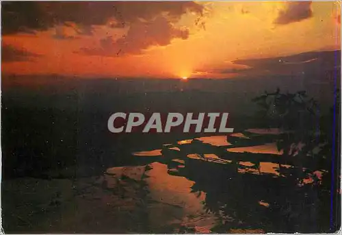 Cartes postales moderne Coucher du soleil e Pamukkale