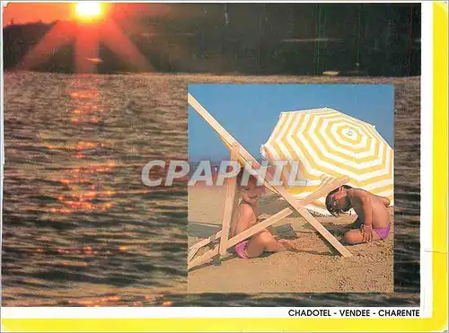 Cartes postales moderne Chadotel Vendee Charente La Bolee d'Air St Vincent sur Jard Le Domaine de Beaulieu St Gilles Cro