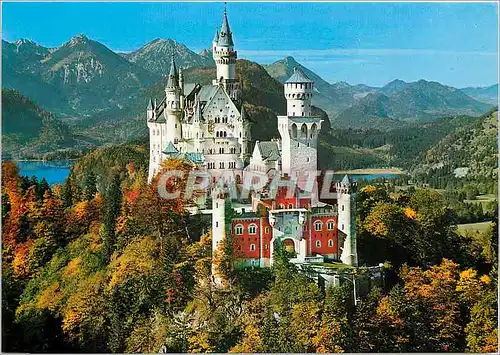 Moderne Karte Chateau Royal de Neuschwanstein