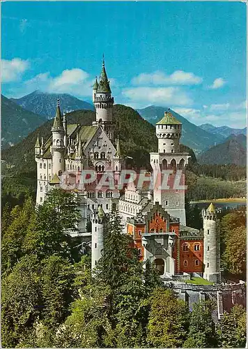 Moderne Karte Royal Castle Neuschwanstein