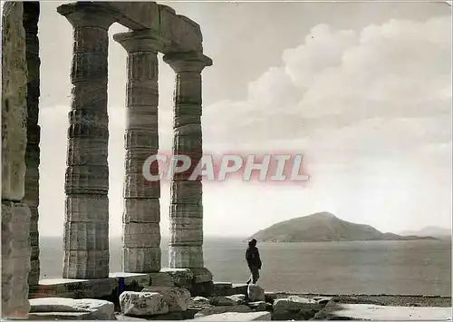 Moderne Karte Sounion The Poseidon Temple