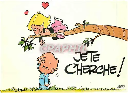 Cartes postales moderne Je te Cherche