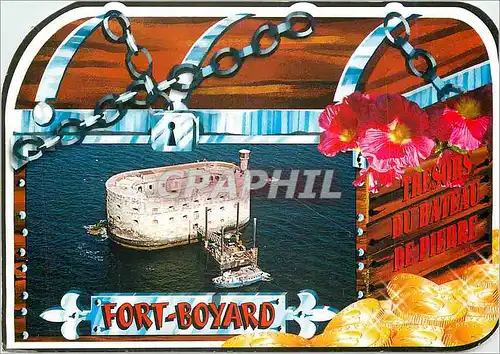 Cartes postales moderne La Cote Atlantique Fort Boyard Charente Maritime
