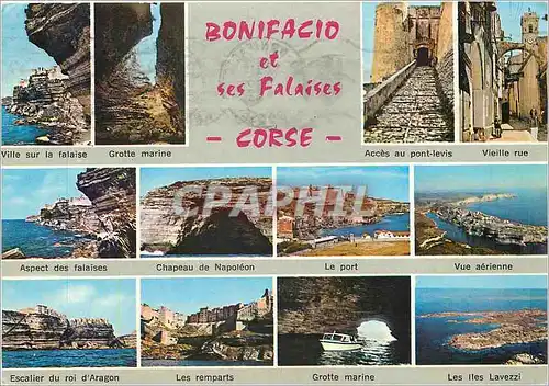 Cartes postales moderne Bonifacio et ses falaises Corse