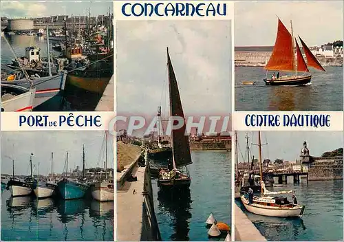 Cartes postales moderne Concarneau Port de Peche Centre Nautique