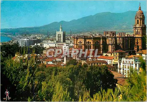 Cartes postales moderne Malaga Vista parcial