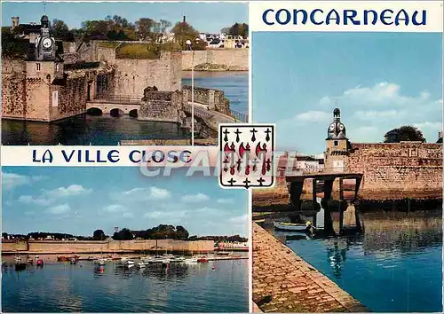 Cartes postales moderne Concarneau La ville close et ses remparts