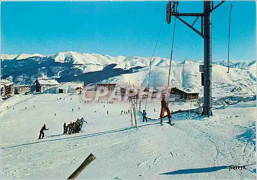 Moderne Karte Saint Lary Le Pla d'Adet Teleski de l'ecole