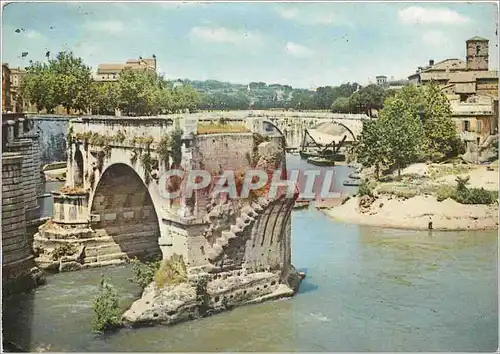 Cartes postales moderne Roma Ponte Rolto Publicite Publicite Laboratoires Roger Bellon Paris Neuilly