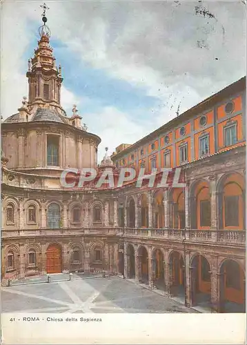 Cartes postales moderne Roma Chiesa della SapienzaPublicite Laboratoires Roger Bellon Paris Neuilly