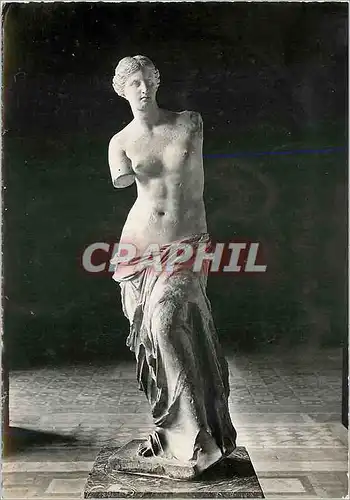 Cartes postales moderne Musee du Louvre Venus de Milo Publicite Scillitrine Convalbaine Laboratoire Perrier Rue Henner P