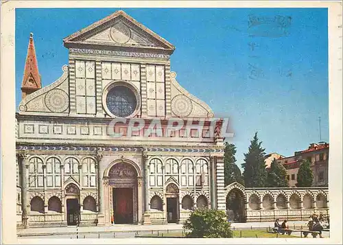 Cartes postales moderne Firenze S Maria Novella Publicite Calyptol Inhalant Laboratoire Roger Bellon Paris Neuilly
