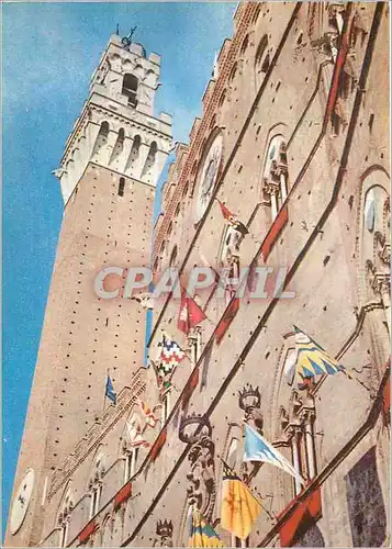 Moderne Karte Siena Palazzo Pubblico Publicite Spasmaverine Laboratoire Roger Bellon Paris Neuilly