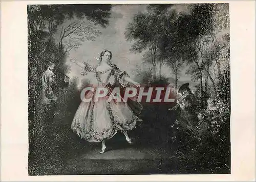 Cartes postales moderne Nantes Musee des Beaux Arts Lancret La Camargo dansant  Publicite Scillitrine Convalbaine Labora