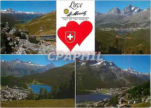 Cartes postales moderne St Moritz Top of the world