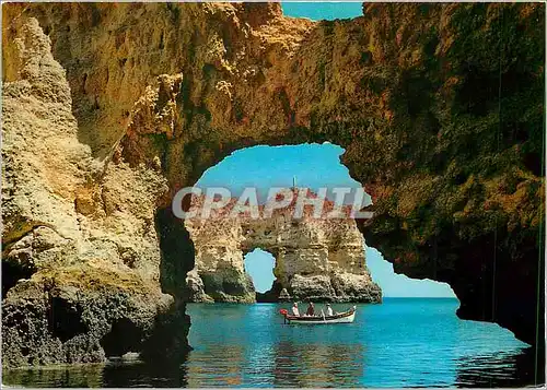 Moderne Karte Portugal Turistico Algarve Ponta da Piedade Lagos