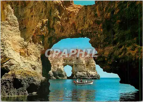 Moderne Karte Portugal Turistico Algarve Ponta da Piedade Lagos