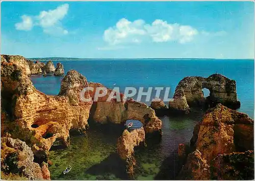 Moderne Karte Portugal Turistico Algarve Ponta da Piedade Lagos