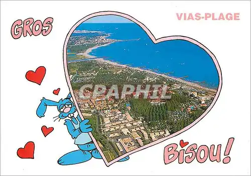 Cartes postales moderne Vias sur Mer Village plage et peche