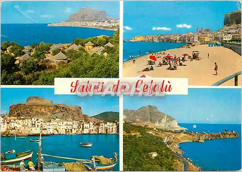 Cartes postales moderne Saluti de Cefalu