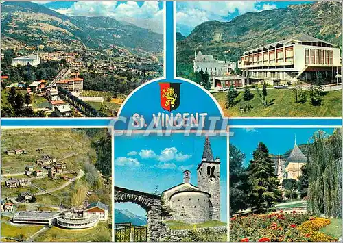 Cartes postales moderne St Vincent La Riviera delie Alpi Panorama Casino de la Vallee