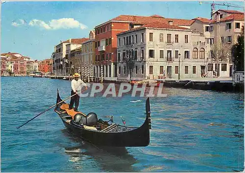 Cartes postales moderne Venezia Grand Canal Rive di Biaso avec gondole