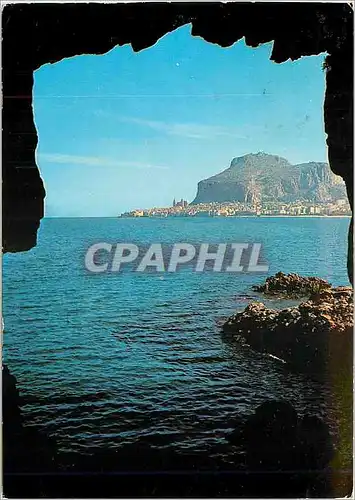 Cartes postales moderne Cefalu Panorama della Grotta di S Lucid