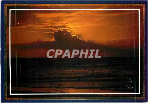 Cartes postales moderne Coucher de soleil en Mediterranee