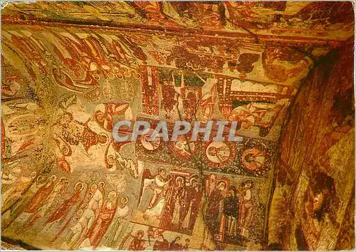 Cartes postales moderne Les fresces Byzantine d'une eglise du Vallee de Gareme Urgup Turkey