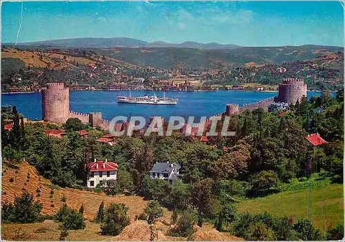 Cartes postales moderne Istanbul vs Guzellikleri La Forteresse et le Bosphore
