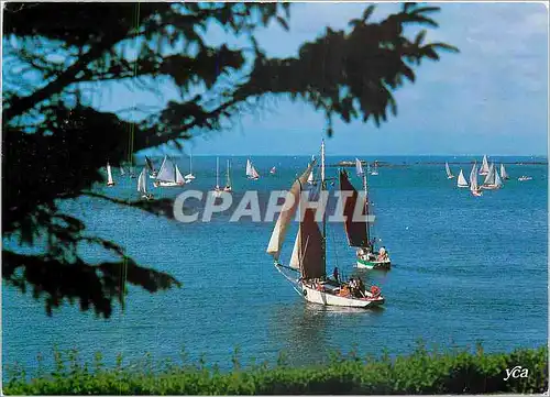 Cartes postales moderne La Bretagne Pittoresque Course de vieilles coques