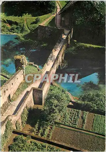 Moderne Karte Luxembourg L'Alzette pittoresque et le vieux chemin Stierchen