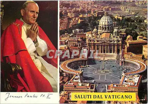 Cartes postales moderne Saluti dal Vaticano