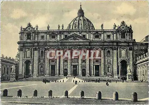 Cartes postales moderne Citta del Vaticano Place Saint Pierre et la Basilique