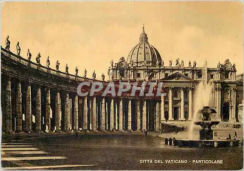 Moderne Karte Citta del Vaticano Particulier