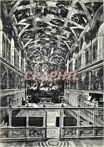Cartes postales moderne Citta del Vaticano Chapelle Sixtine Michel Ange