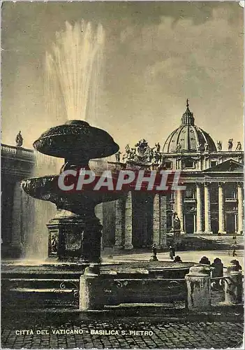 Moderne Karte Citta del Vaticano La Basilique de St Pierre