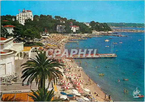 Cartes postales moderne La Cote d'Azur Juan les Pins La plage