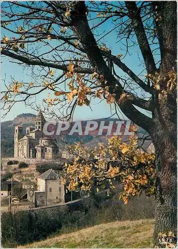 Cartes postales moderne St Nectaire Puy de Dome Vue generale de St Nectaire le Haut et son eglise romane