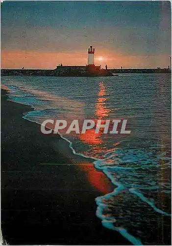Cartes postales moderne Coucher de soleil sur la mer