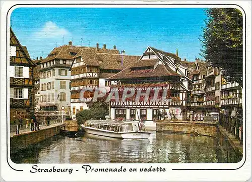 Moderne Karte Strasbourg Promenade en vedette