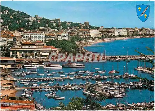 Cartes postales moderne La Cote d'Azur Cannes Le Port et la Croisette