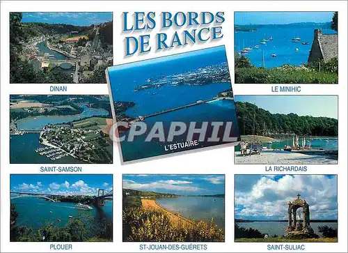 Cartes postales moderne Couleurs de Bretagne Les sites touristiques de la Rance