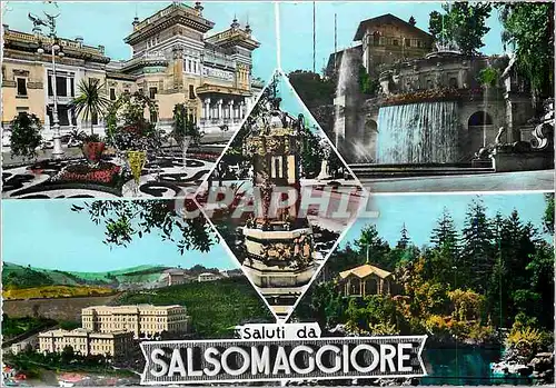 Cartes postales moderne Saluti da Salsomaggiore