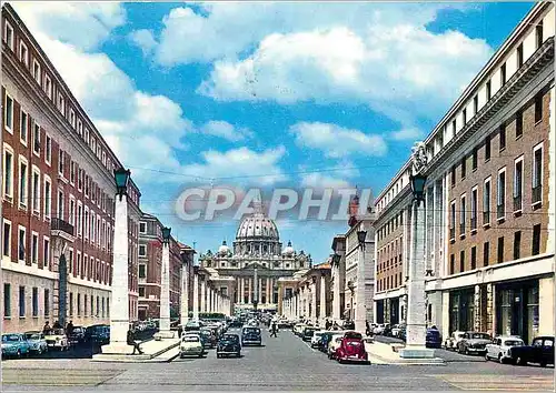 Cartes postales moderne Roma Rue de la Conciliation et St Pierre