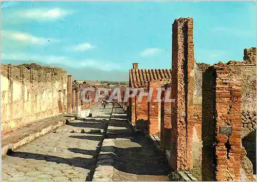 Cartes postales moderne Pompei Fouilles Rue de l'Abondance