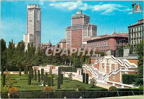 Cartes postales moderne Madrid Vue partielle