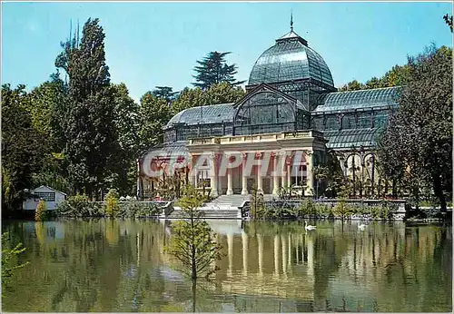 Cartes postales moderne Madrid Parc du Retito Bassin et Palais de Cristal