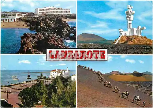 Cartes postales moderne Lanzarote La isla de los volcanoes