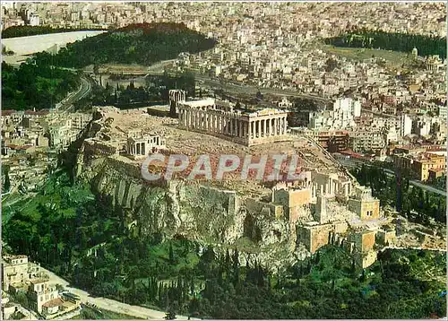 Cartes postales moderne Athenes L'Acropole vue d'avion